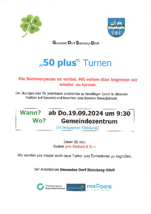 Turnen 50 Plus